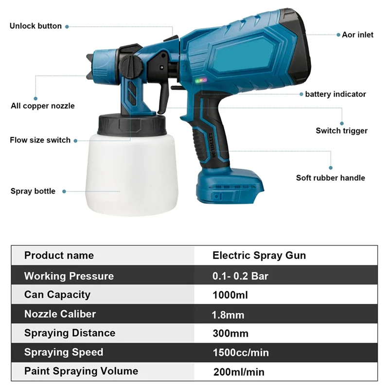 Electric-Paint-Sprayer-Gun