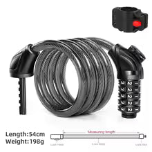 54cm Combination Bike Cable Lock