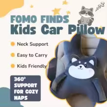 Car Cartoon Headrest & Lumbar Pillow