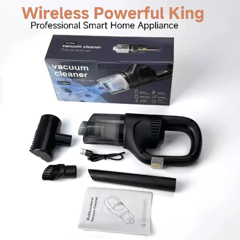 Strong Suction Wireless Vacuum Cleaner Air Gun Home&Car Appliance Robot Window Washer Smart Home Hand Cleaning Vacuum Cleaners