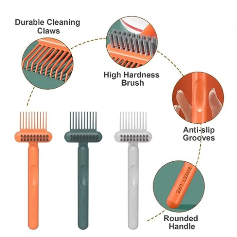 pet grooming brush with bristles