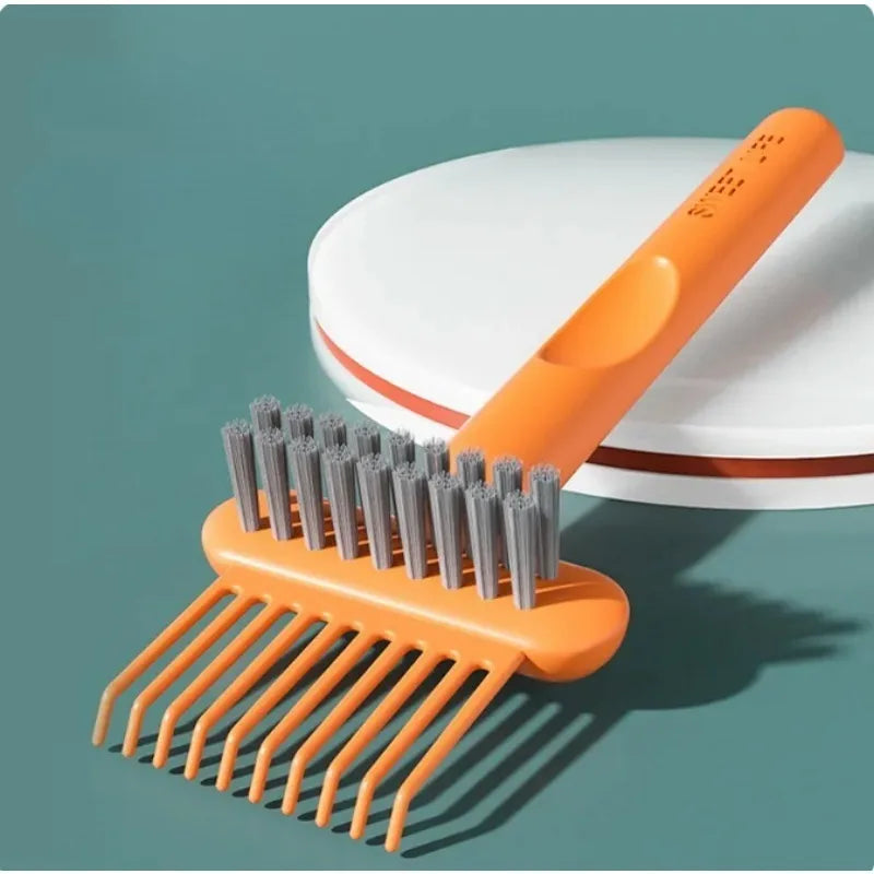 pet grooming brush with bristles