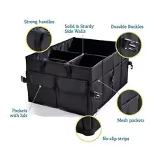 Large Collapsible Car Trunk Organizer