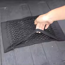 Double Mesh Car Trunk Organizer