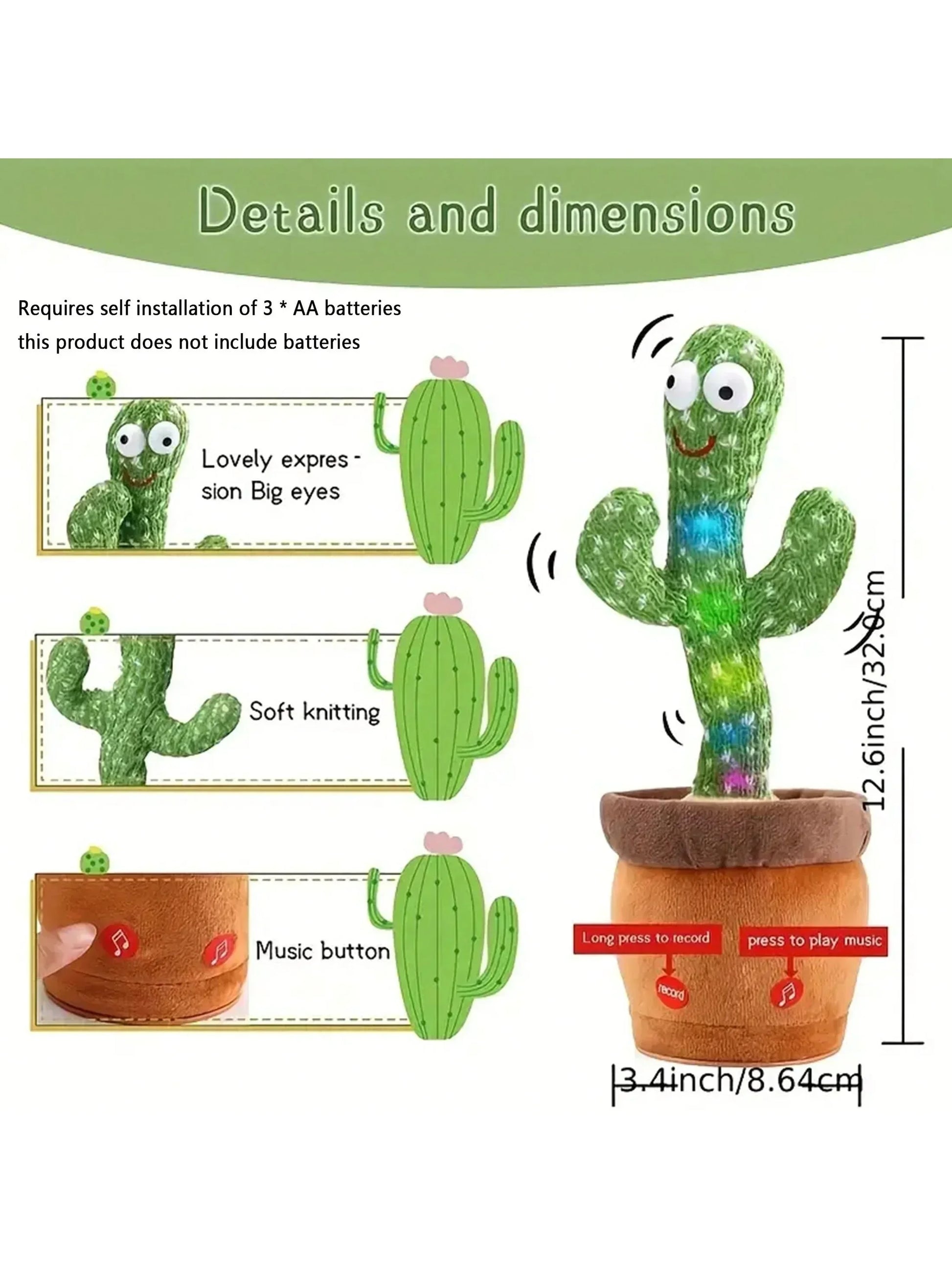 Illustration of a cactus-shaped toy