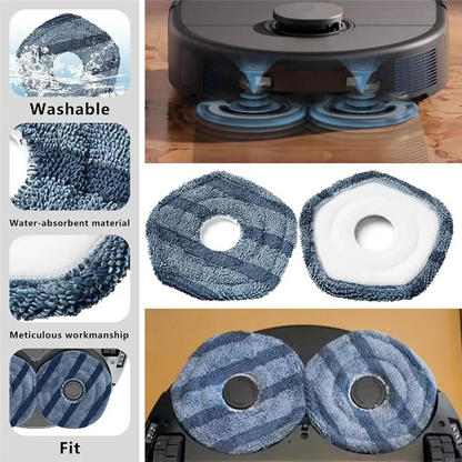 LLCS-For Eufy X10 Pro Omni Robotic Vacuum Cleaner Main Side Brush Hepa Filter Mop Cloth Dust Bags Replacement Parts