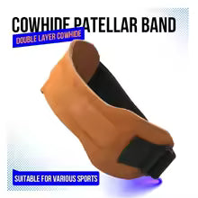 Cowhide Patella Knee Support Pad