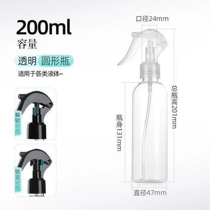 100-500ML Plastic Cleaning Hand Trigger Spray Bottle Garden Water Sprayer Vaporizer Moisturizer Refill Bottle Travel Container