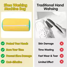 Durable Mesh Shoe Wash Bag with Zipper