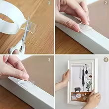 Heavy-Duty Double-Sided Clear Tape