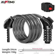 54cm Combination Bike Cable Lock