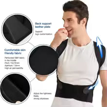 Adjustable Back Brace & Posture Corrector