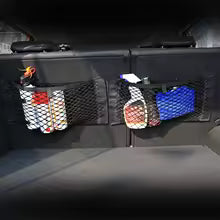 Double Mesh Car Trunk Organizer