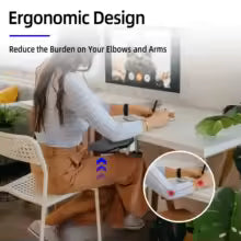 Foldable Ergonomic Armrest & Mouse Pad
