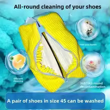 Durable Mesh Shoe Wash Bag with Zipper