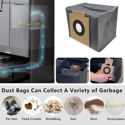 LLCS-For Eufy X10 Pro Omni Robotic Vacuum Cleaner Main Side Brush Hepa Filter Mop Cloth Dust Bags Replacement Parts