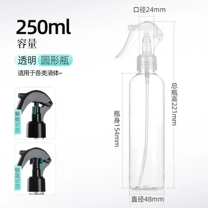 100-500ML Plastic Cleaning Hand Trigger Spray Bottle Garden Water Sprayer Vaporizer Moisturizer Refill Bottle Travel Container