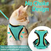 Escape-Proof Cat Harness & Leash