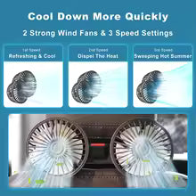 360° Adjustable Car Seat Cooling Fan