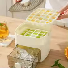 48-Compartment Reusable Ice Cube Tray