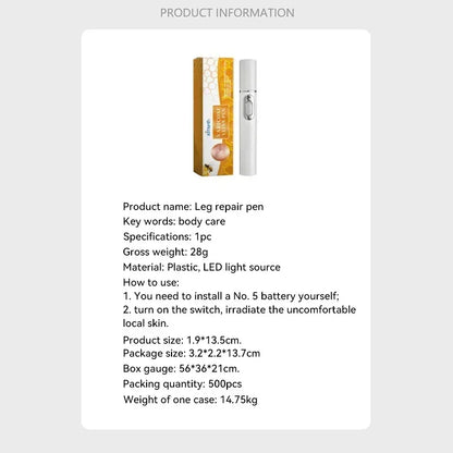 Laser Therapy Leg Repair Pen Reduce Imcomfortable For Legs Improving Blood Circulation Varicose Veins Pen Skin Care Product