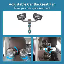 360° Adjustable Car Seat Cooling Fan
