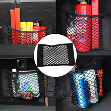 Double Mesh Car Trunk Organizer