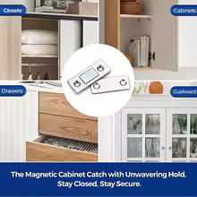 2-Pack Magnetic Cabinet & Drawer Catch