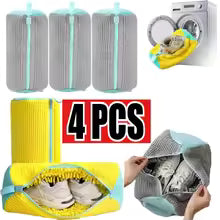 Durable Mesh Shoe Wash Bag with Zipper