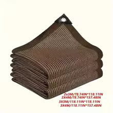 Durable Brown UV Sun Shade Canopy
