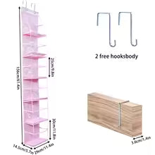 Multi-Layer Over-Door Hanging Organizer