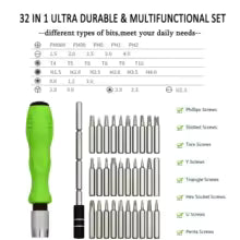 32-in-1 Multifunction Screwdriver Set