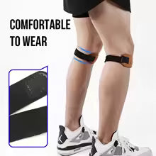 Cowhide Patella Knee Support Pad