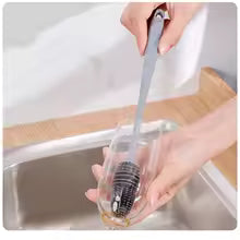 Silicone Bottle & Glass Cleaning Brush